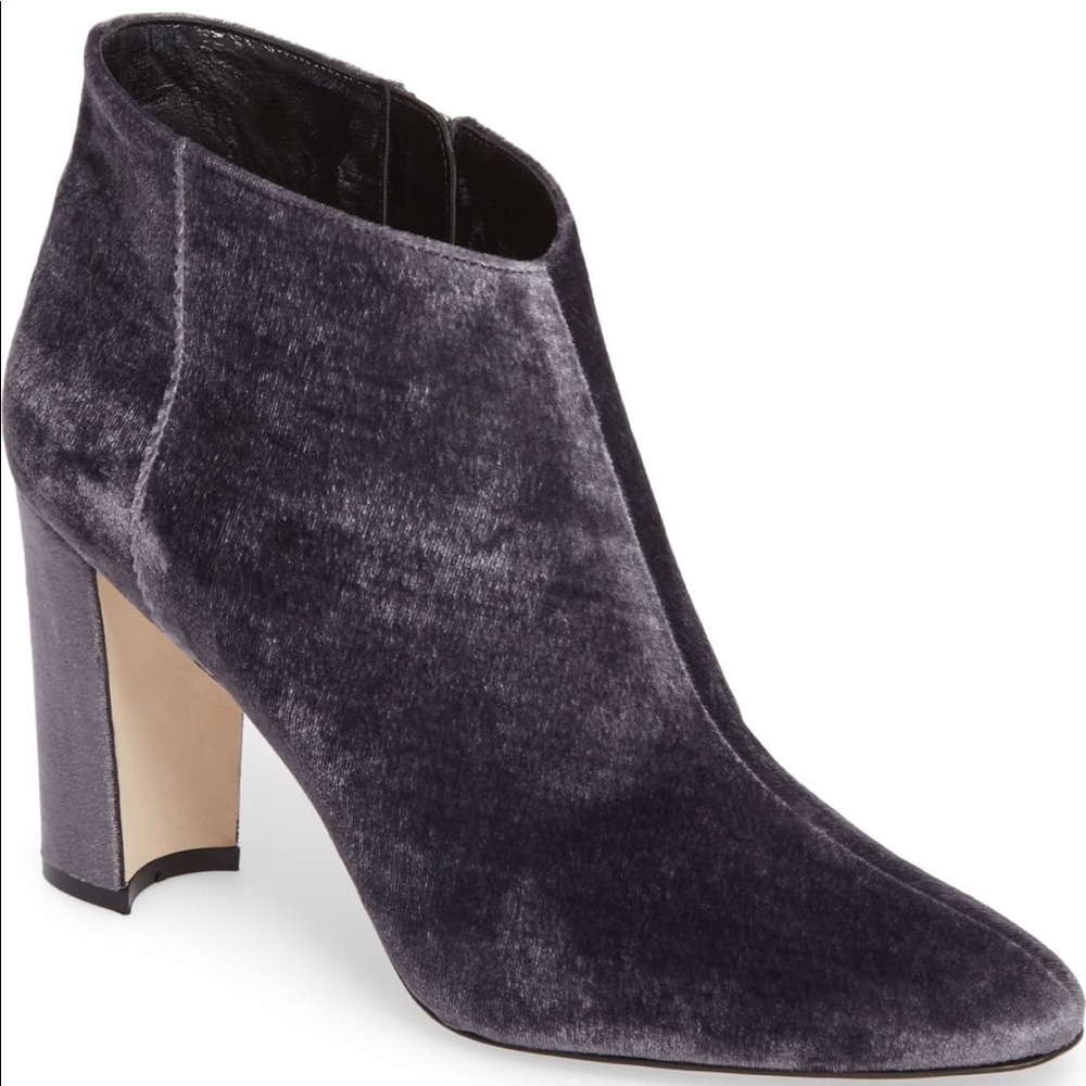 Manolo Blahnik Brusta Suede Ankle Bootie